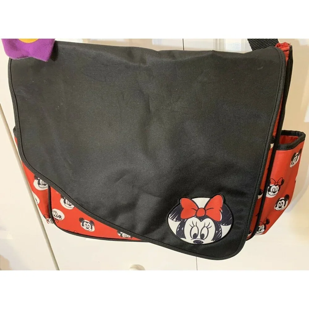 Disney Minnie Mouse Mickey Daisy Donald Pluto Baby Girl Shoulder Tote Diaper Bag